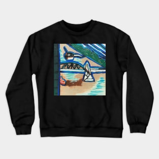 Brisbane River, Australia Crewneck Sweatshirt